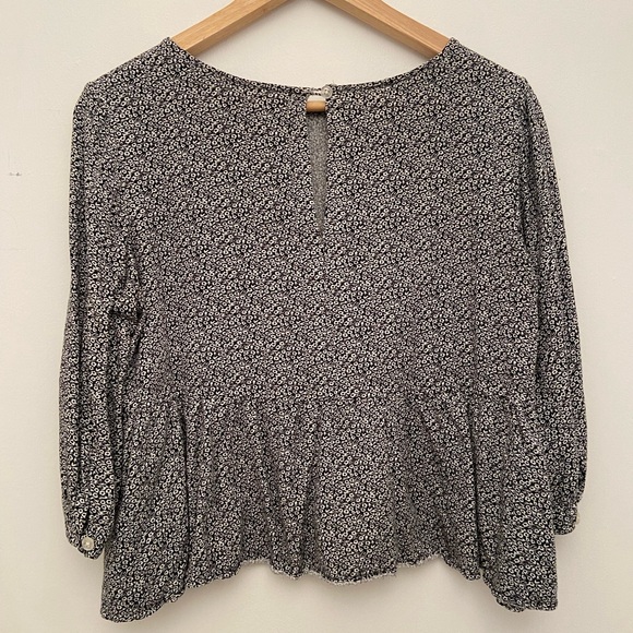 Urban Outfitters - Sz M Peplum Top - Picture 2 of 3